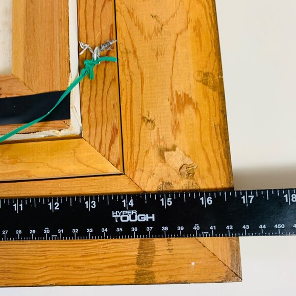 Timeless Hollywood Regency Original Floral Oil Painting Wall Art Wood Frame VTG - Picture 8 of 8